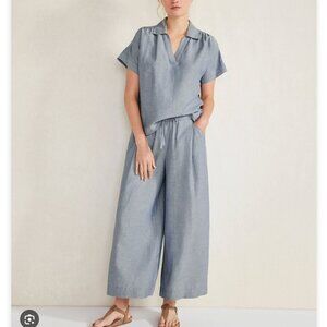 Haven Well Within Linen Blend Collared Shirt